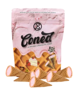 Baked Bags Coned Strawberry Shortcake