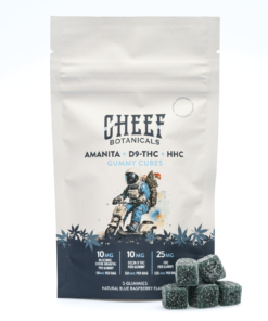 Cheef Botanicals Amanita Muscaria Pilz + HHC + Delta 9 Gummies Cubes (5 Count)