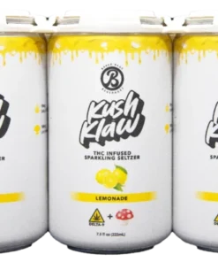 Kush Klaw Lemonade THC Seltzer