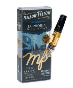 Mellow Fellow Euphoria Blend Live Resin Vape Cartridge – Sundae Driver