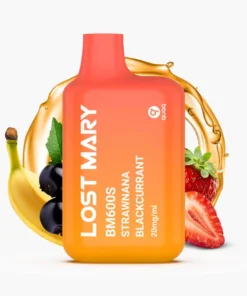Lost Mary BM600s Strawnana Blackcurrant Einweg Vape