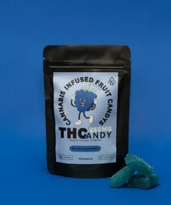 THCandy | Blue Raspberry 250mg | Cannabis Infused Gummies