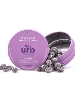 Urb Delta 9 THC / HHC Lutschtabletten – Grape (100 mg Delta 9 THC + 150 mg HHC Total)