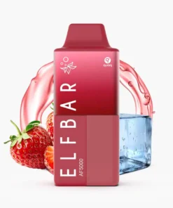 ELFBAR AF5000 Strawberry Ice (0 % und 20 mg Nikotin) Einweg Vape